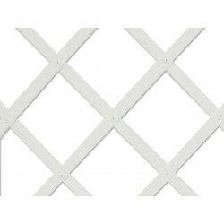 Treillis extensible en plastique "Trelliflex" 1 x 3 m - Blanc - NORTENE 