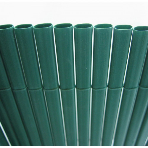 Canisse PVC double face "Plasticane" 85 % occultant Vert - 1 x 3 m - NORTENE 