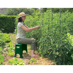 Banc de jardinage réversible "Garden-Sit" avec coussin + coffre de rangement - NORTENE 