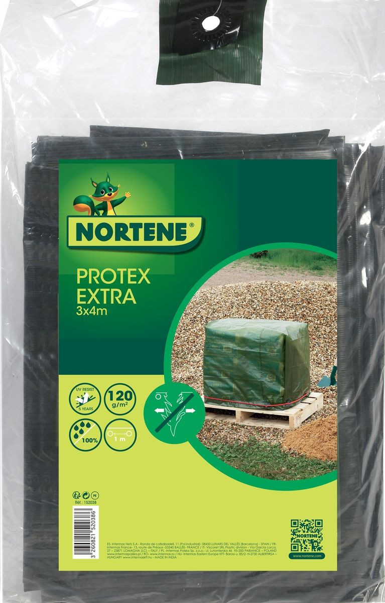 Bâche de protection très résistante Protex Extra 3 x 4 m