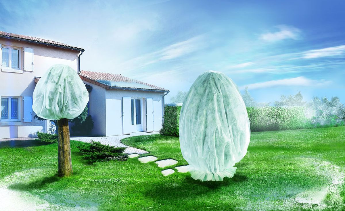 Voile D'hivernage Hivertex Nortene - 2 X 5 M, Polypropylène 45 G/m² - Protection Plantes Contre Le Froid