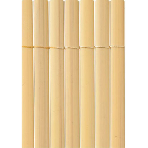 Canisse PVC "Plasticane Single Face" 85 % occultant Bambou - 1 x 3 m - NORTENE 