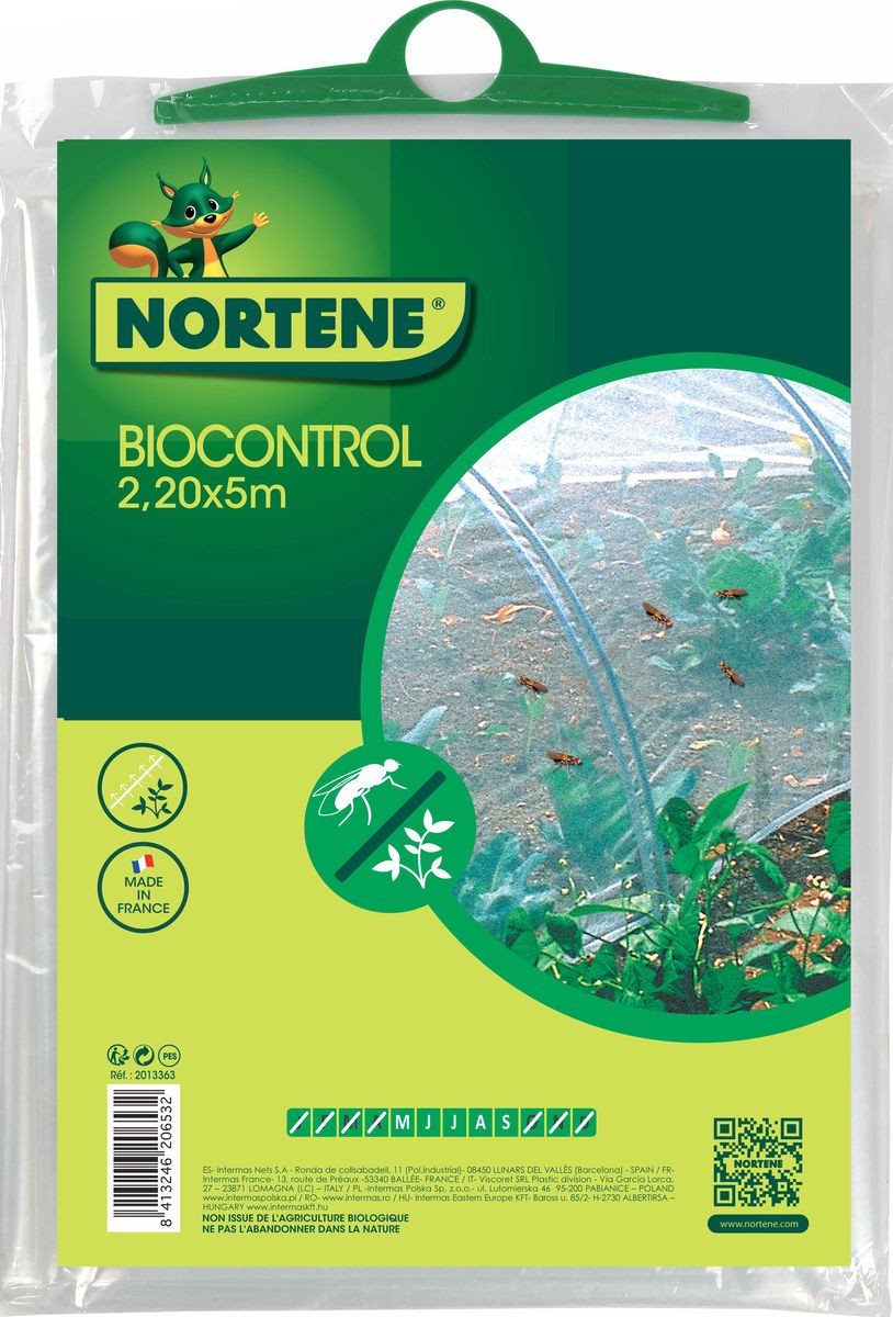 Filet anti-insectes "Biocontrol" - 2,20 x 5 m