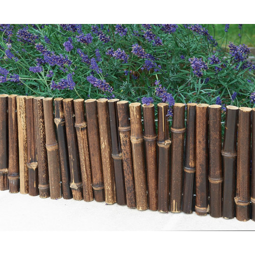 Bordure en bambou "Bamboo Border" -  0,35 x 1 m - Marron - NORTENE 