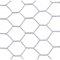 Grillage métallique triple torsion "Galvanex 19" - 0,50 x 5 m/19 x 0,7 mm - NORTENE 