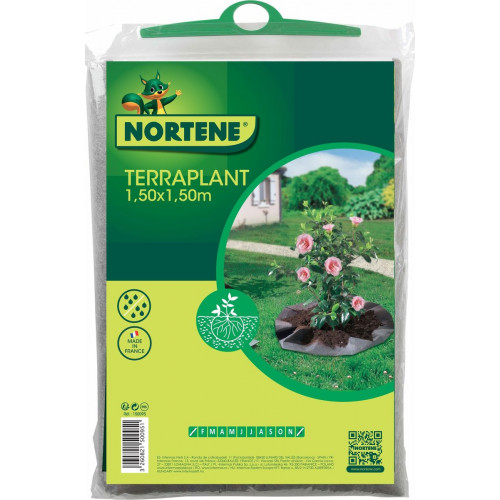 Feutre de plantation 1,50 x 1,50 m - pour arbustes terre de bruyère "Terraplant" - NORTENE 