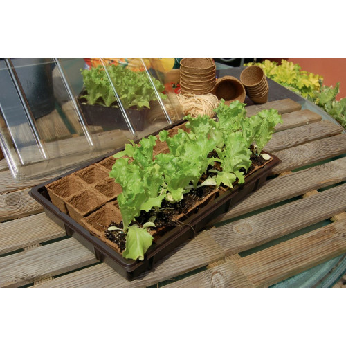 Mini serre "Growing Kit" avec plaque biodégradable - 5 x 5 cm - NORTENE 