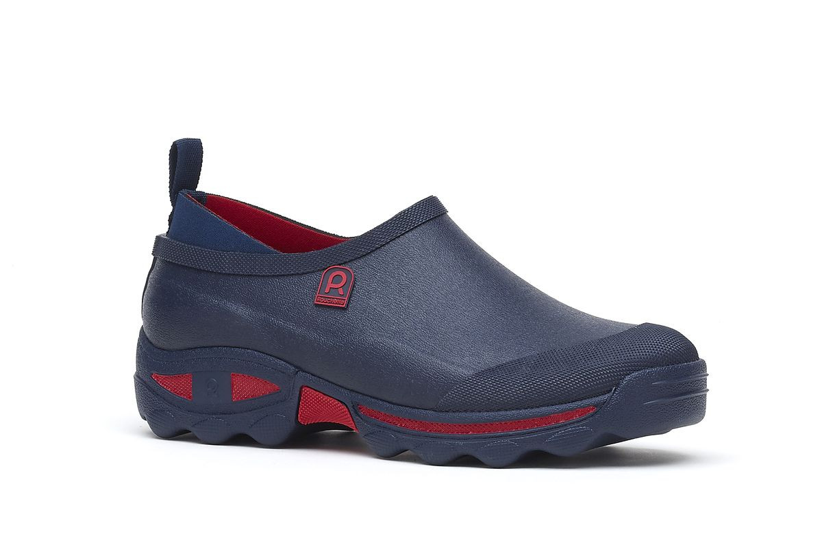 Sabots CLEAN RIDE marine et rouge T36