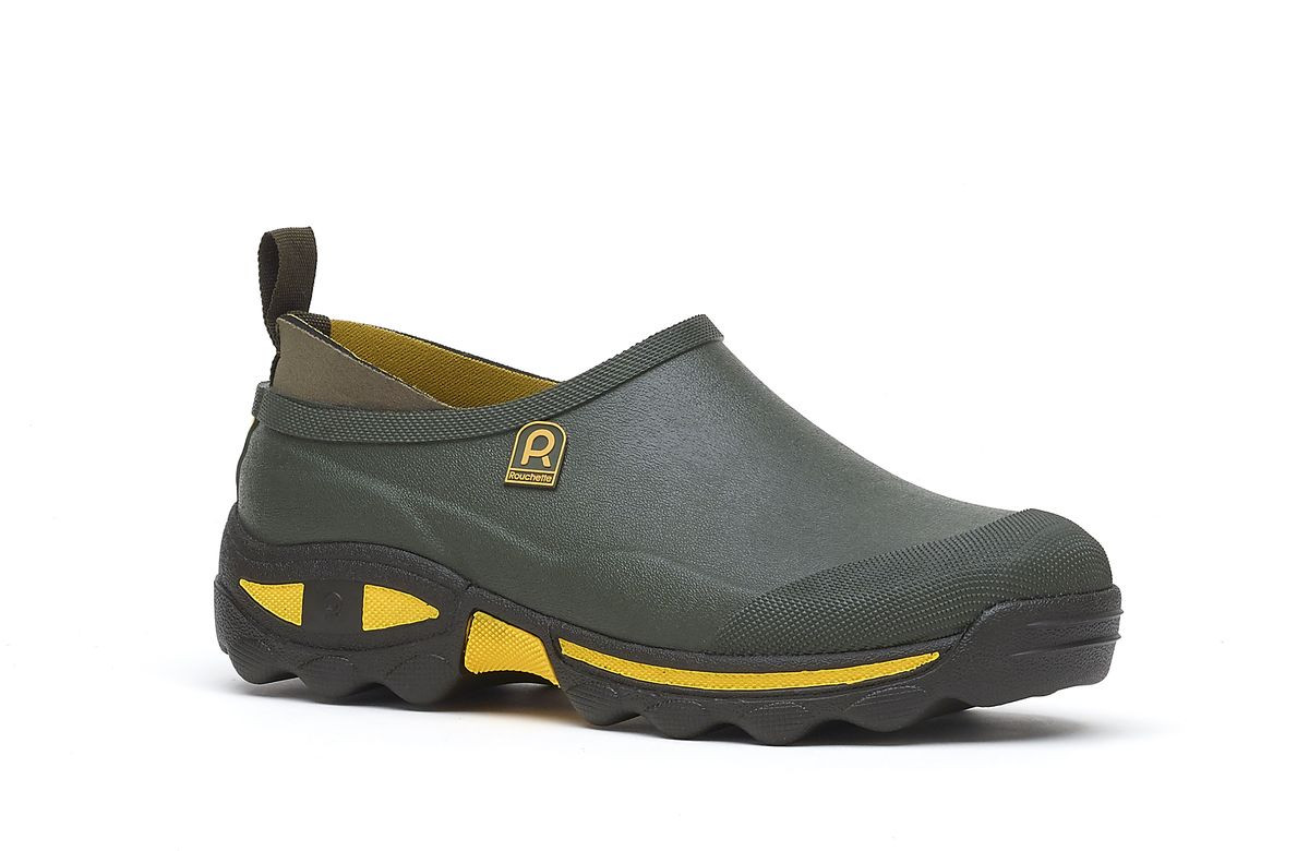 Sabots CLEAN RIDE kaki et moutarde T39