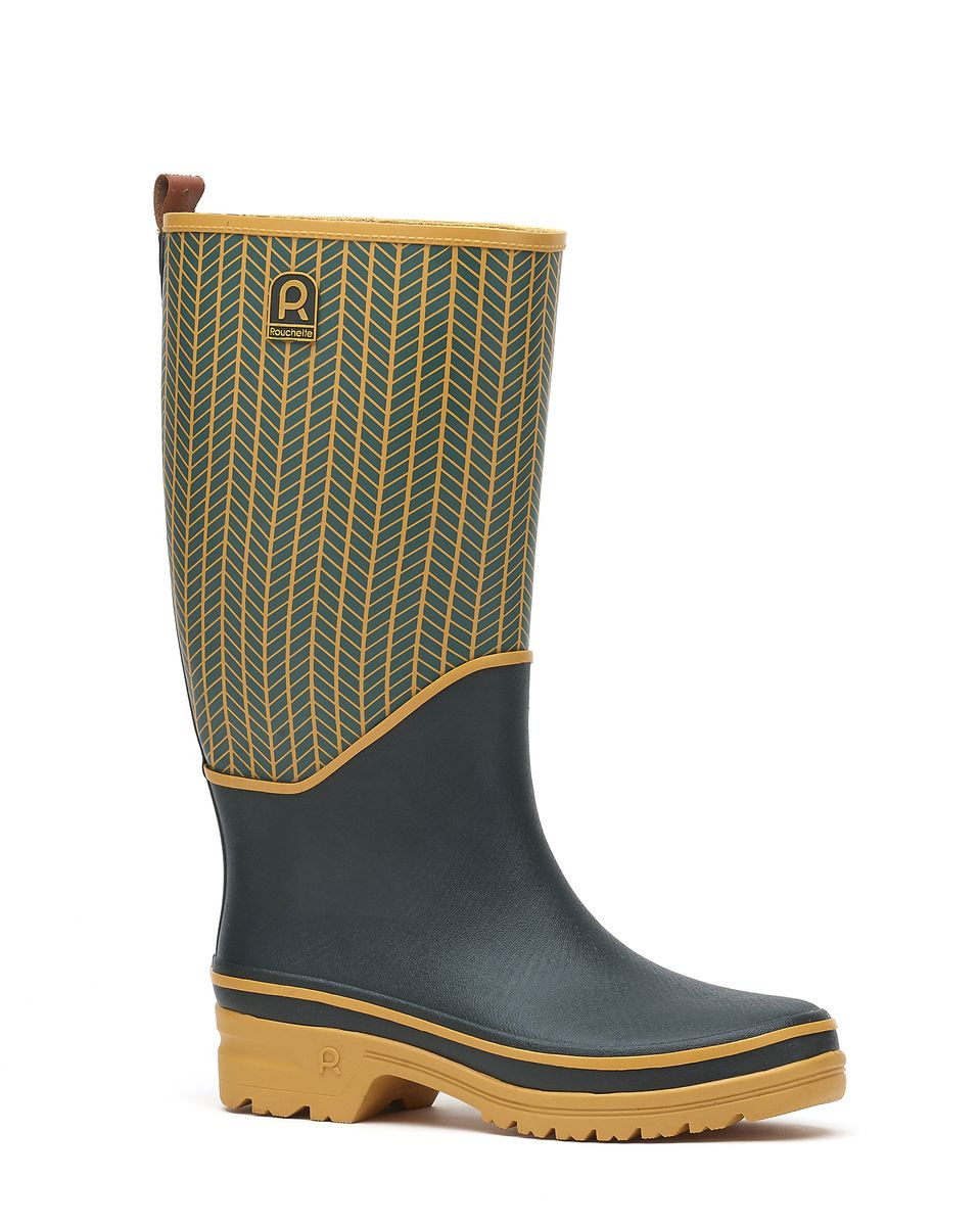 Bottes ACTIVE FEEL vert et moutarde T36