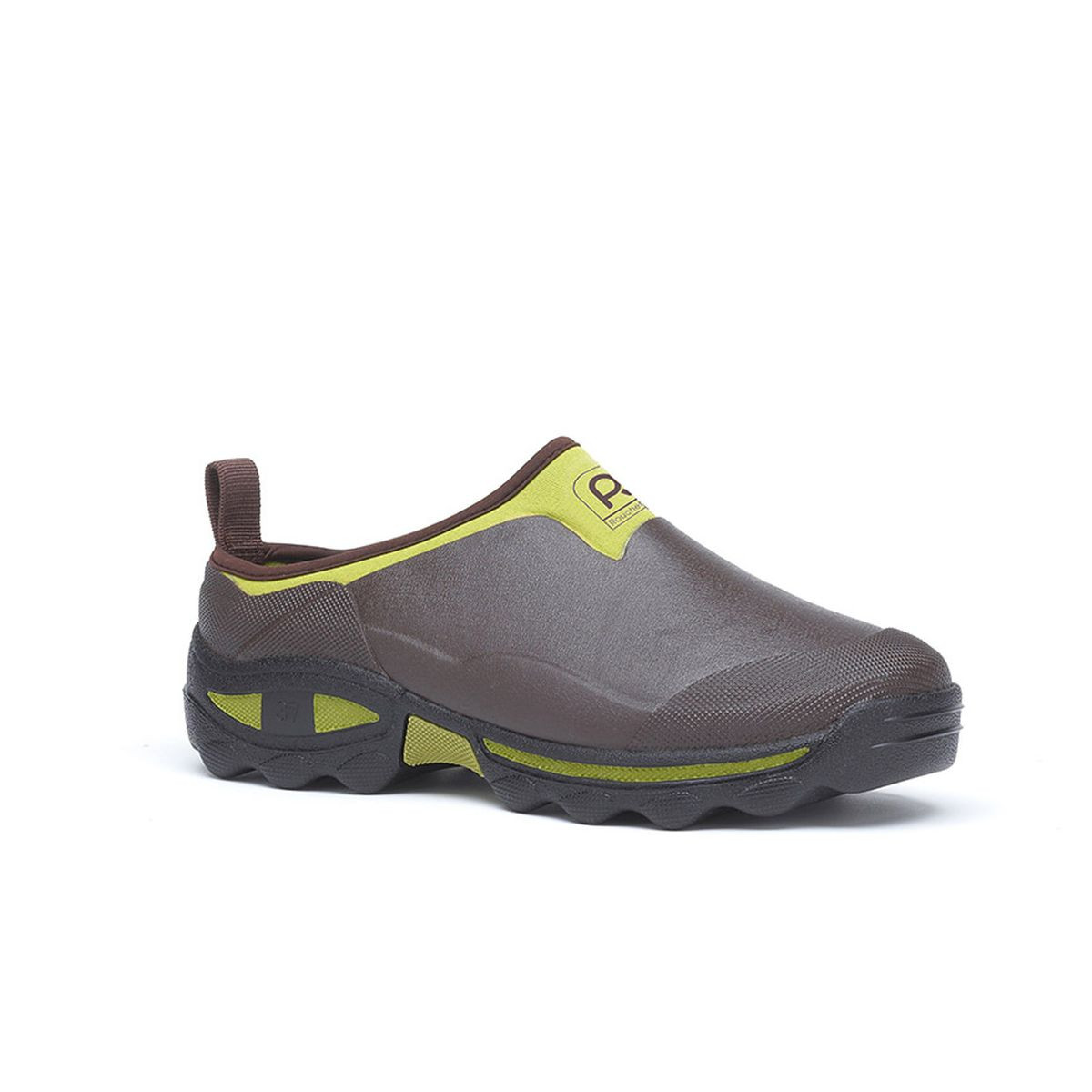 Sabots CLEAN LADY marron et anis T38