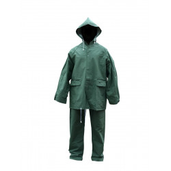 Ensemble de pluie - Veste et Pantalon BRUINE vert L - ROUCHETTE