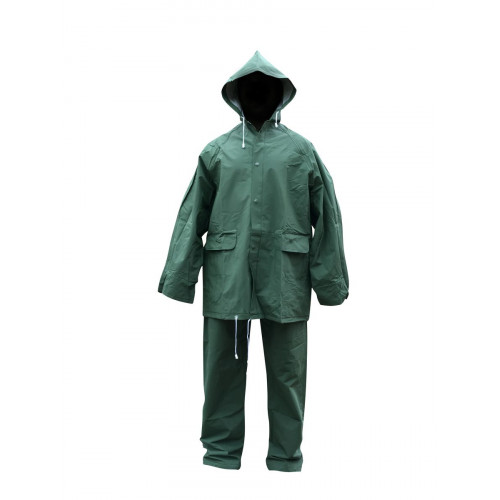 Ensemble de pluie - Veste et Pantalon BRUINE vert XXL - ROUCHETTE