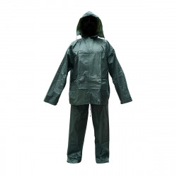 Ensemble de pluie souple - Veste et Pantalon AVERSE vert L de marque ROUCHETTE, référence: J4736100