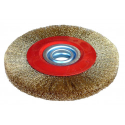 1 brosse disque pour touret 150 mm 20 mm - Alésage 16 mm - OUTIFRANCE
