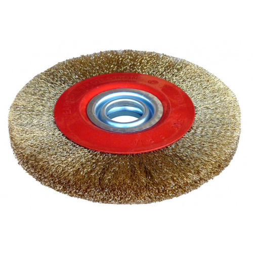 1 brosse disque pour touret 150 mm 20 mm - Alésage 16 mm - OUTIFRANCE