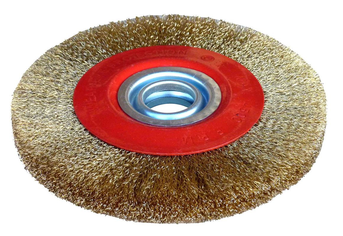 1 brosse disque pour touret 200 mm 20 mm - Alésage 32 mm