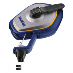 Cordeau traceur 30 m + biberon 113 g de poudre bleue de marque Irwin, référence: B4755800