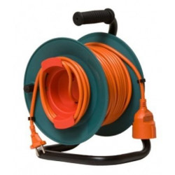 Enrouleur électrique de jardin - HO5VV-F 3G1,5 40 m - OUTIFRANCE 