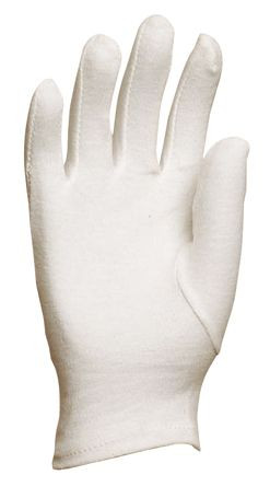 5 paires de gants blancs en coton - Taille 8