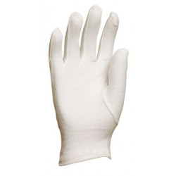 Gants blancs en coton - Taille 9 - OUTIFRANCE 