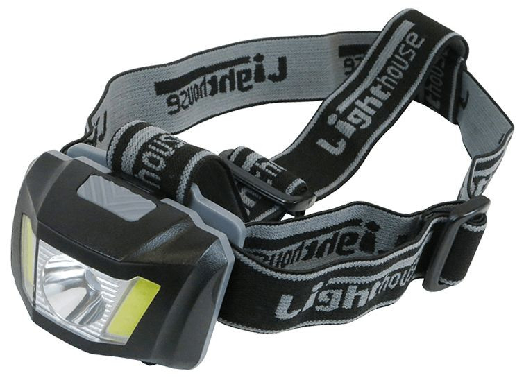Lampe frontale cob LED à éclairage latéral - 280 / 100 Lumens