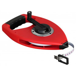 Mesure longue démultipliée ruban acier - 13 mm 30 m de marque OUTIFRANCE , référence: B4775500