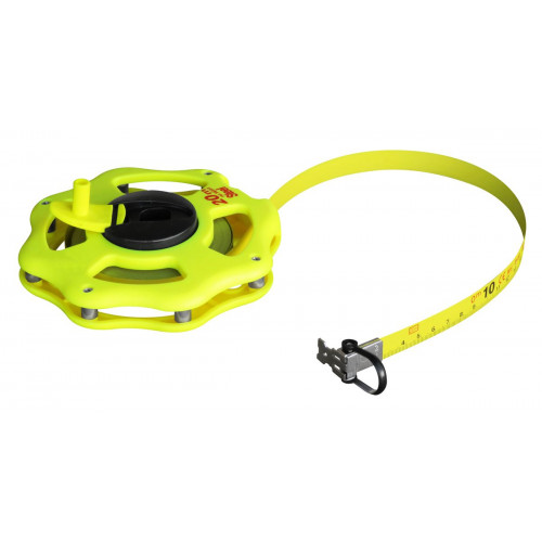 Mesure longue ruban acier - 13 mm 50 m - OUTIFRANCE 