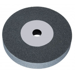 Meule pour touret corindon gris + bagues réduction 150 x 20 x 16 mm 36 - OUTIFRANCE