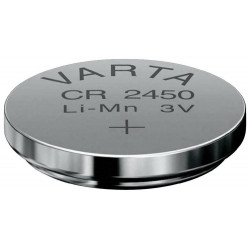 Carte de 1 piles boutons - 3 V CR2450 / lithium de marque VARTA, référence: B4786500