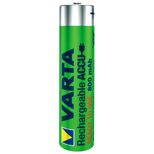 Piles rechargeables - 800 mah / 1,2 v carte de 4 lr03 / aaa - VARTA
