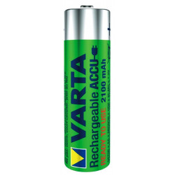 Piles rechargeables - 2100 mah / 1,2 v carte de 4 lr6 / aa de marque VARTA, référence: B4786700
