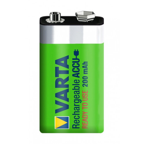 Piles rechargeables - 200 mah / 9 v carte de 1 6f22 - VARTA