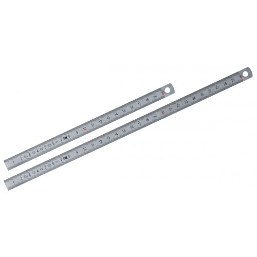 Réglet - acier mat flexible 13 mm 250 mm - OUTIFRANCE