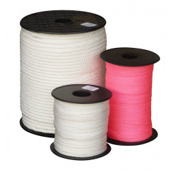 Tresse polypropylène - Rose fluo Ø 1,5 mm L1000 m de marque OUTIFRANCE , référence: B4801800