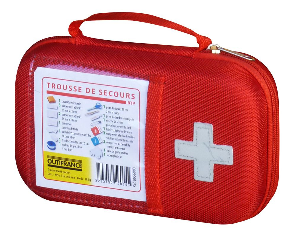 Trousse de secours btp