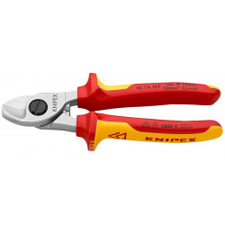 Coupe-cables électriques simple tranchant - 15mm L 165 mm de marque KNIPEX , référence: B4811900