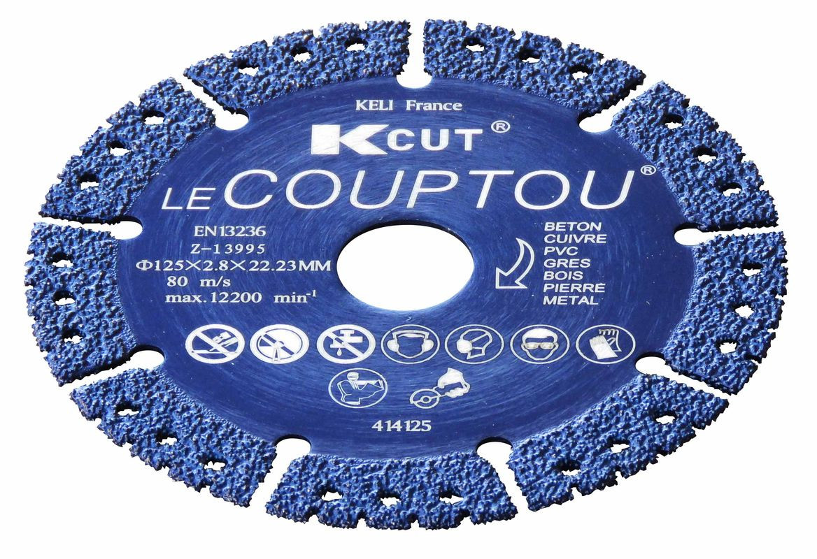Disque diamant tout en un Alésage 22 2 mm Ø 230 mm 2 8 mm