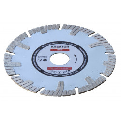 Disque diamant béton armé - Alésage 22,2 mm 1 disque 115 mm 2,0 mm - Kreator