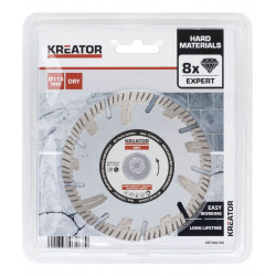 Disque diamant béton armé - Alésage 22,2 mm 1 disque 230 mm 2,6 mm - Kreator