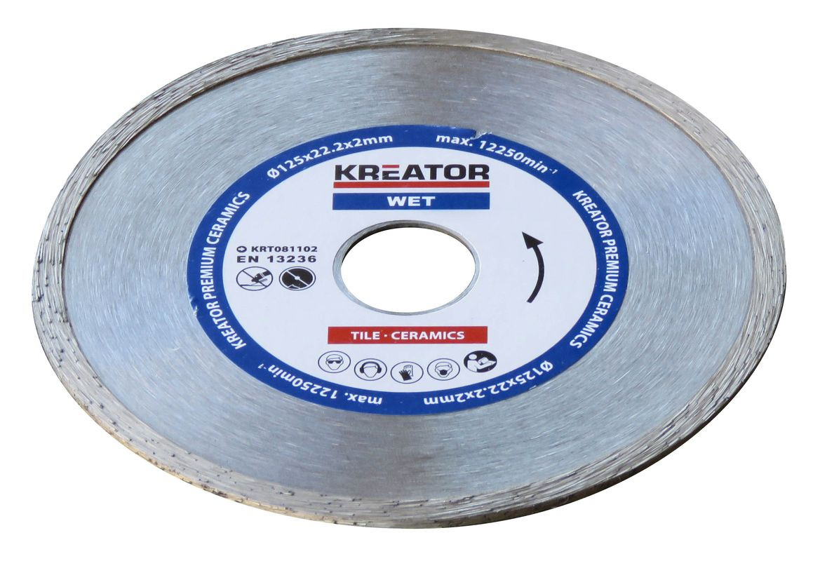 Kreator Disque diamant carrelage faïence Alésage 22 2 mm 1 disque 125 mm 2 0 mm - vue 2
