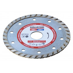 Disque diamant universels turbo - Alésage 22,2 mm 1 disque 125 mm 2,2 mm de marque Kreator, référence: B4825900