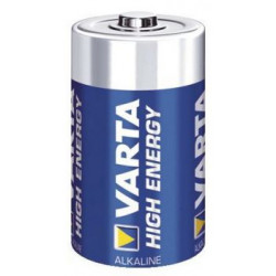 Carte de 2 piles HIGH ENERGY - 1,5 V LR14 / C - VARTA