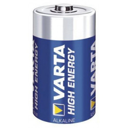 Carte de 2 piles HIGH ENERGY - 1,5 V LR20 / D - VARTA