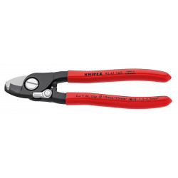 Coupe-cables électriques simple tranchant + dénudeur - 12 mm L 165 mm - KNIPEX