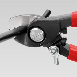 Coupe-cables électriques simple tranchant + dénudeur - 12 mm L 165 mm - KNIPEX