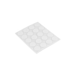 Lot de 1.000 pastilles adhésives D. 13 mm en finition blanc - EMUCA