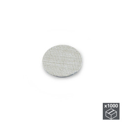 Lot de 1.000 pastilles adhésives D. 13 mm en finition effet textil gris de marque EMUCA, référence: B4882900