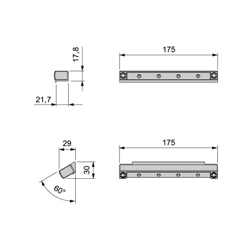 Lumière LED à piles pour intérieur de tiroirs Drawled avec détecteur de vibration et lumière froide - EMUCA
