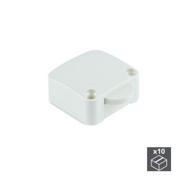 Lot de 10 interrupteurs pour porte en plastique blanc de marque EMUCA, référence: B4896600